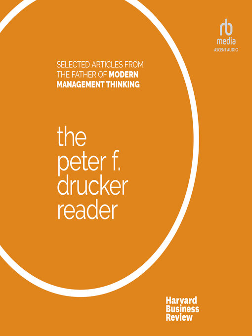 Title details for The Peter F. Drucker Reader by Peter F. Drucker - Available